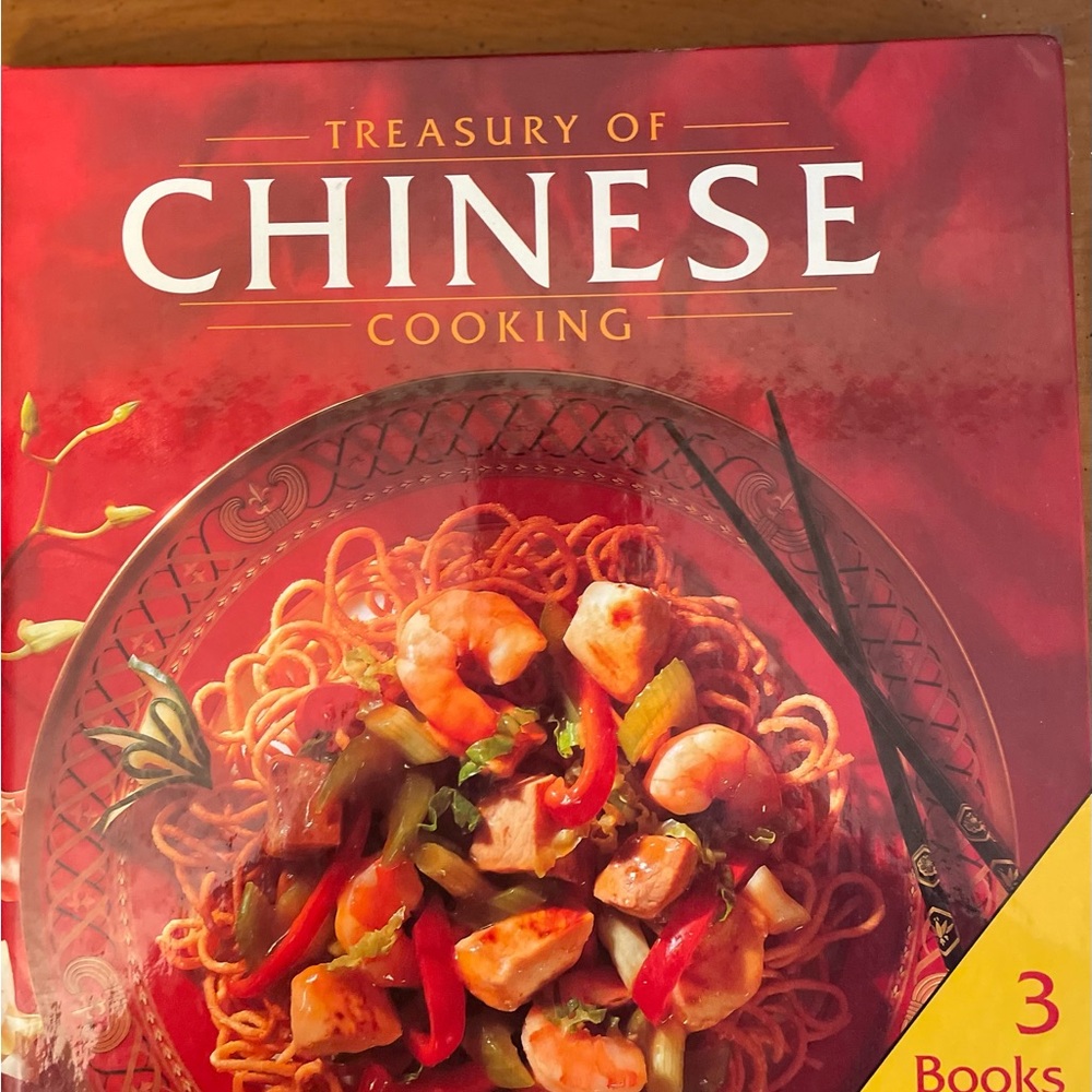Treasury of Chinese Cooking Book - Red Cover